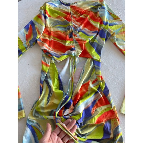 Fashion Nova Multicolor Art Masterpiece Romper - Picture 8 of 12